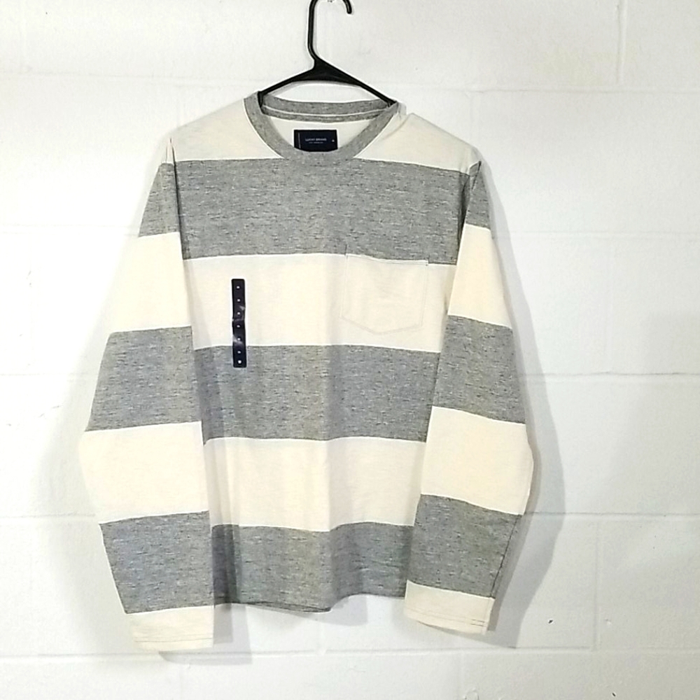 💯 NEW Lucky brand long sleeve shirt sz (M)